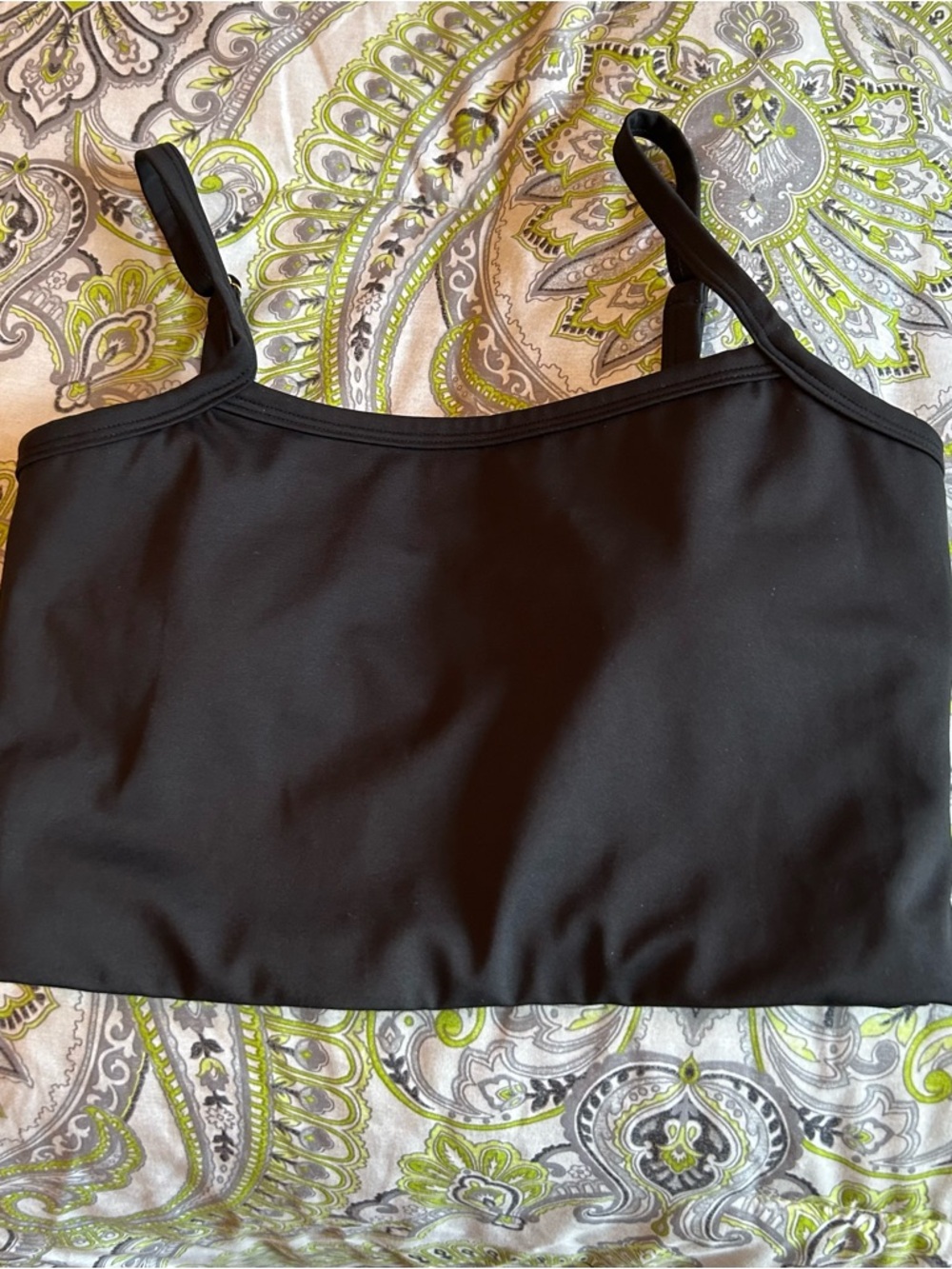 Sleek Black Women's Camisole Tank Top